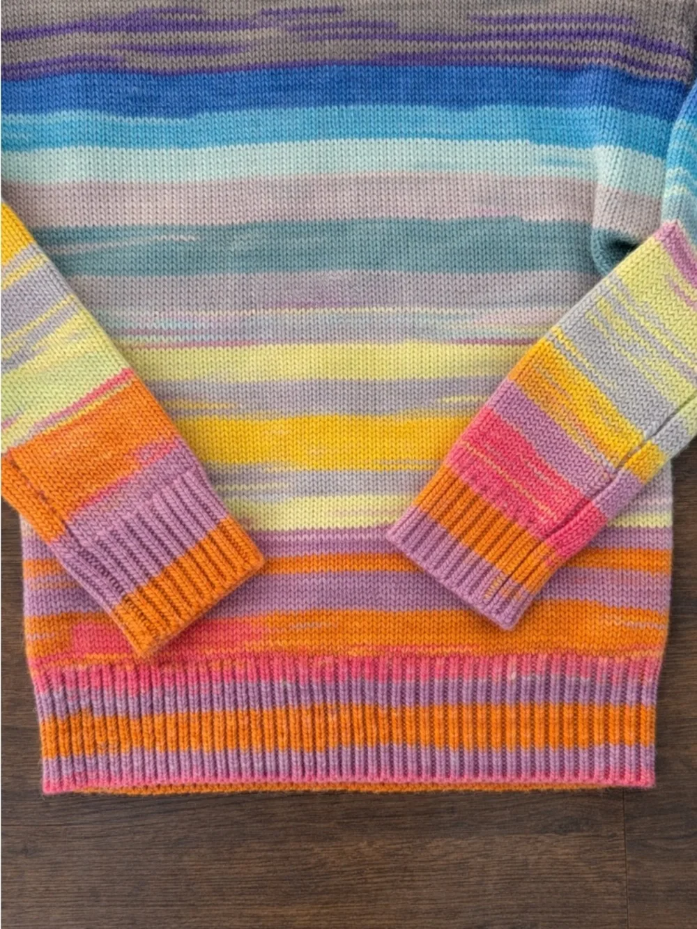 GAP Y2K Multicolor Striped Turtleneck Sweater - Picture 3 of 5